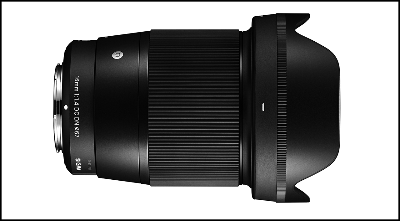 Nuevas ópticas Sigma para montura Fujifilm X Sigma 16mm ƒ/1.4 DC DN