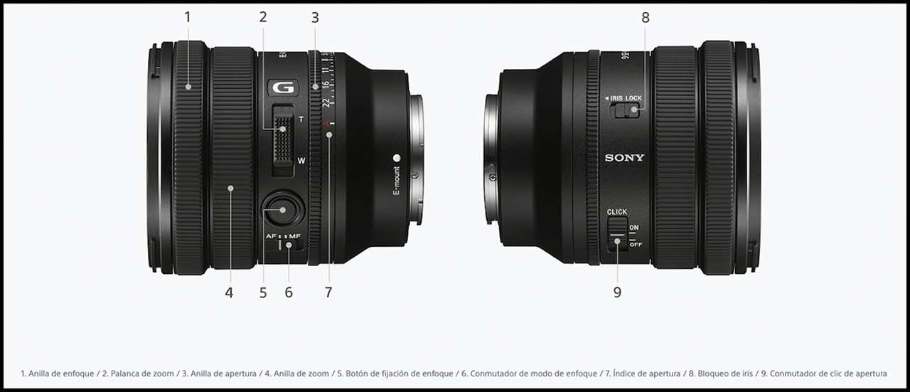 Sony FE PZ 16-35mm ƒ/4 G Sides
