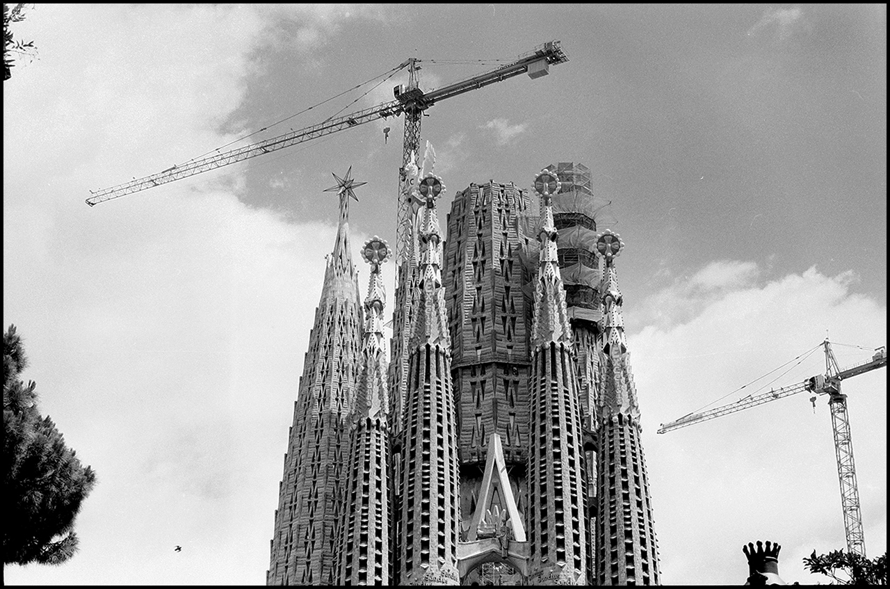 Kodak T-Max 100 Sagrada Familia