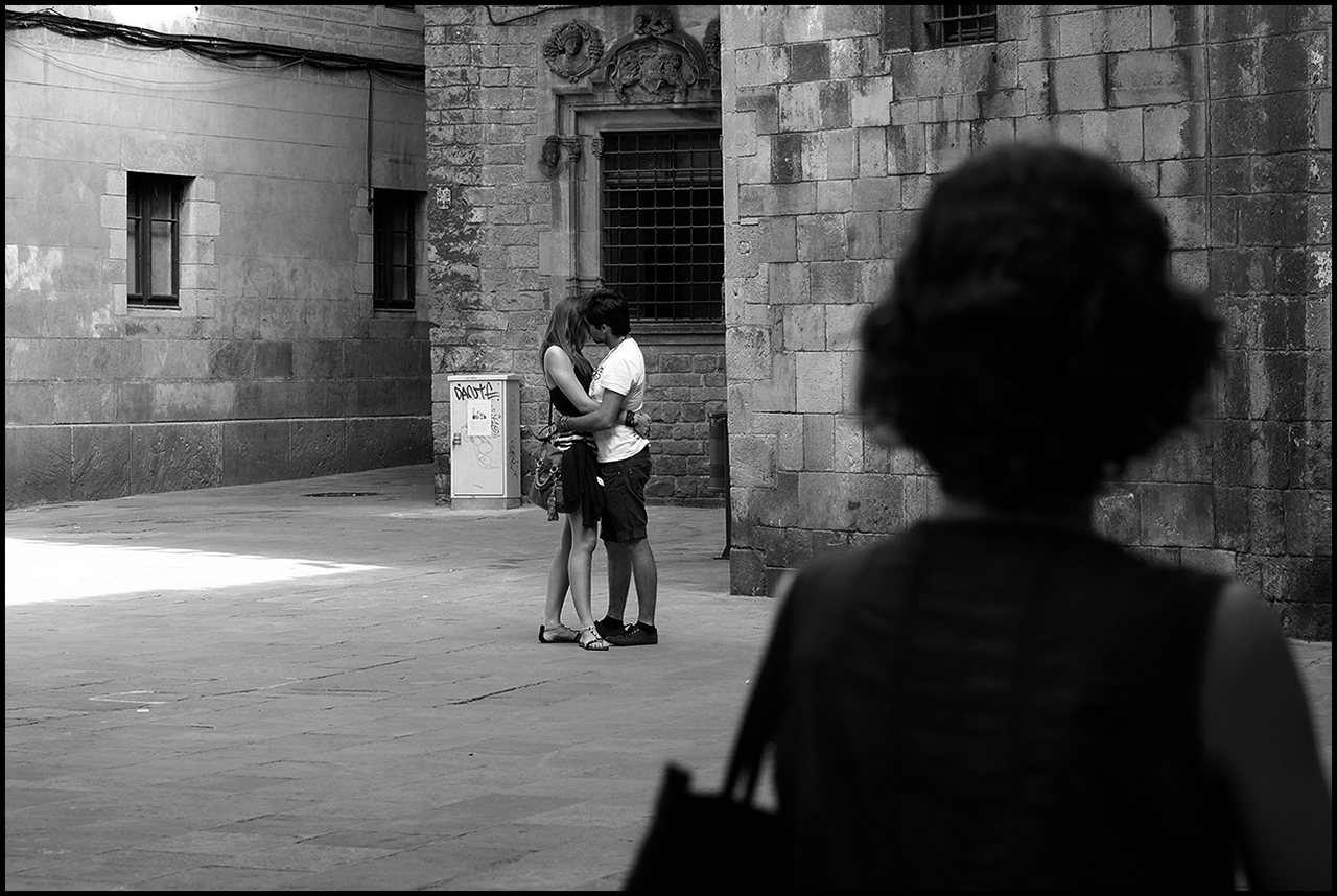 El uso del teleobjetivo Street photo