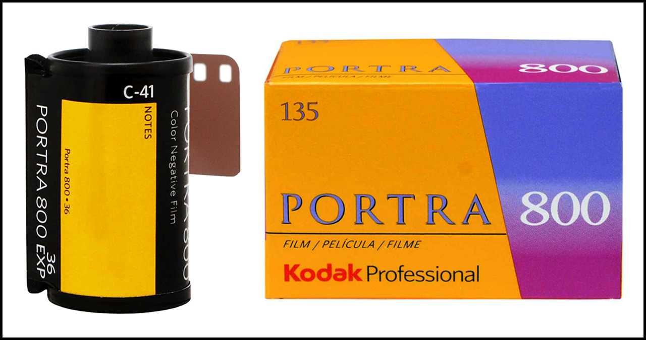 Kodak Portra 800 film