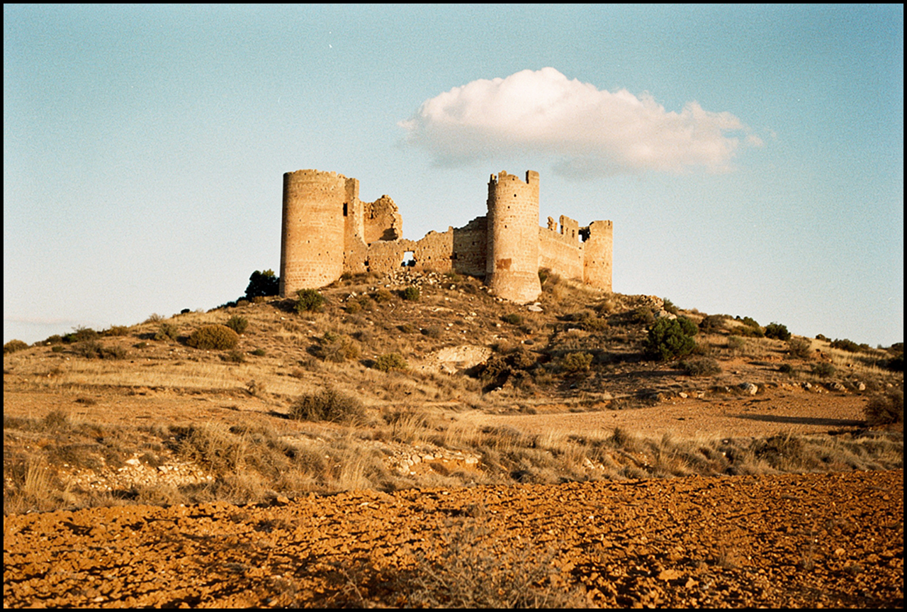 IA y fotografía analógica Castillo Paisaje